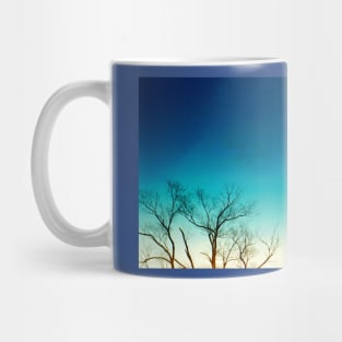 Leafless Tree Ombre Sky Mug